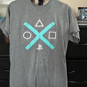 Grey PlayStation shirt